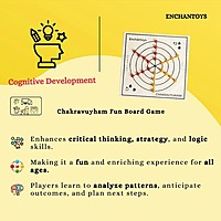 Chakravyuham by Enchantoys - a handcrafted Indian strategy board game that blends logic and fun