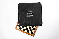 Handcrafted 15 Inch Chess Board with Fully Magnetic and with Leather Bag Pacakging