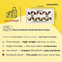 Chaturvimshathi Koshtaka Game - Cotton Cloth Indian strategy game