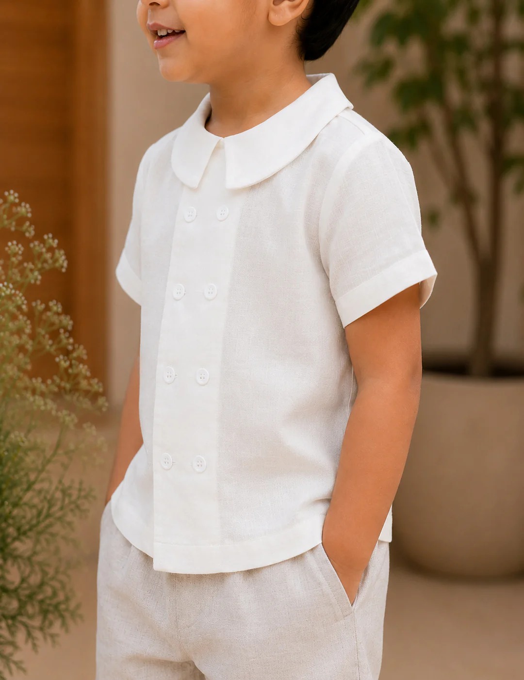 Oslo Shirt | Organic Cotton–Linen Shirt