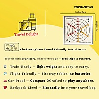 Chakravyuham by Enchantoys - a handcrafted Indian strategy board game that blends logic and fun