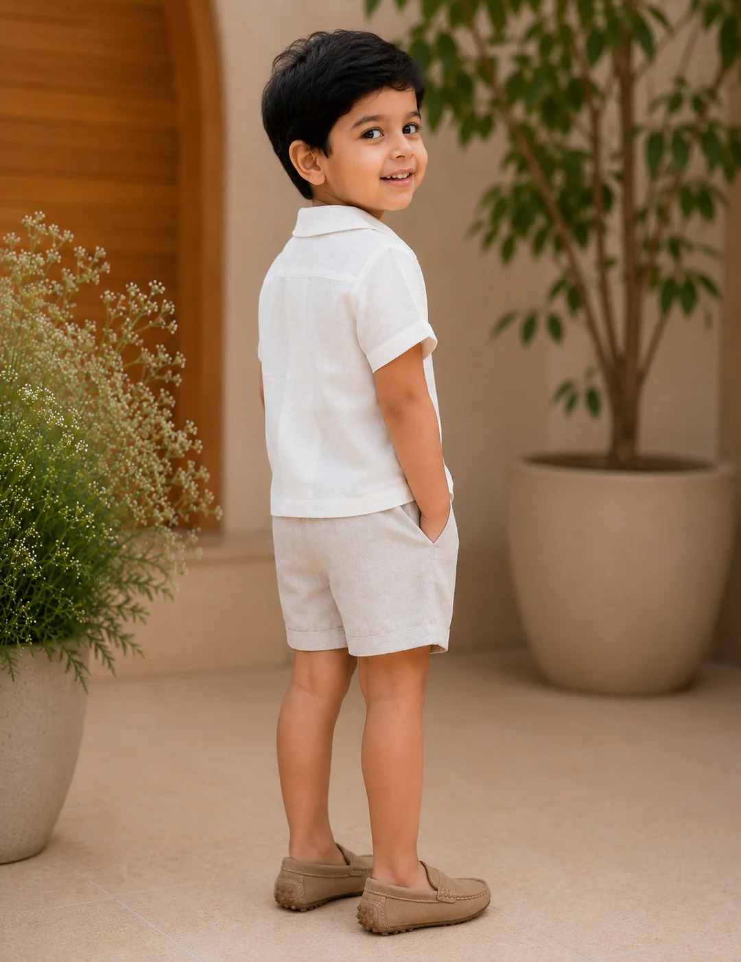 Oslo Shirt | Organic Cotton–Linen Shirt