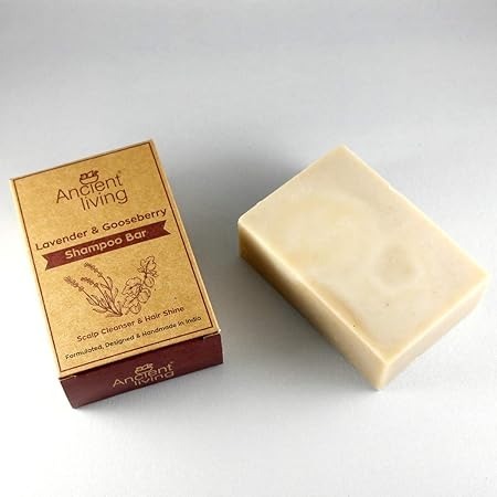 Ancient Living Gooseberry And Lavender Shampoo Bar - 100 gm