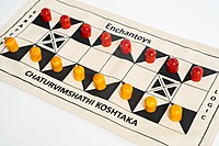 Chaturvimshathi Koshtaka Game - Cotton Cloth Indian strategy game