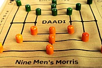 Daadi Board Game on Raw silk – Handcrafted, Eco-Friendly Strategy Game