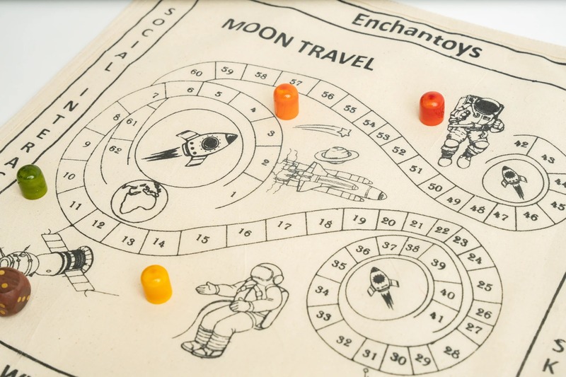 Moon Travel Game - Cotton Cloth