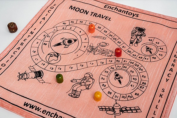 Moon Travel Game - Raw Silk