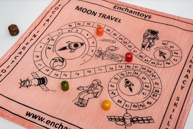 Moon Travel Game - Raw Silk