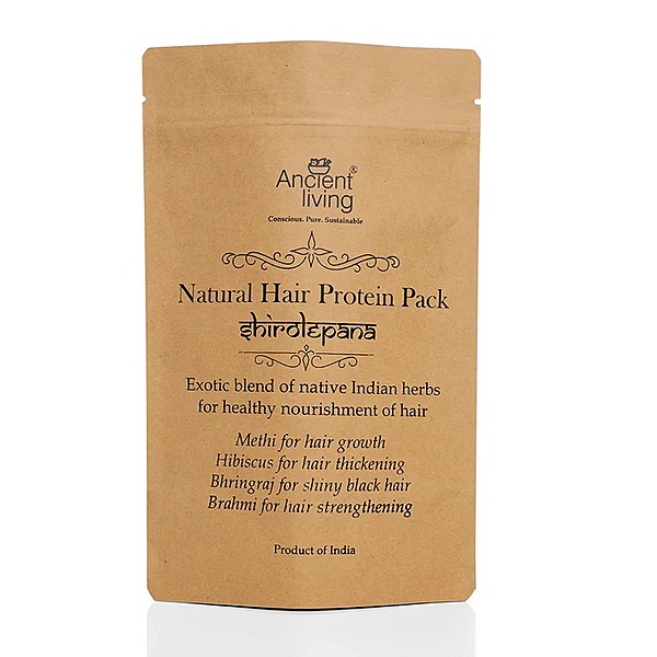 Ancient Living Natural Hair Protein Pack - Pouch - 100 gm