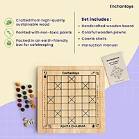 Ashta Chamma Peeta Game ( Wood )- indian Board Game