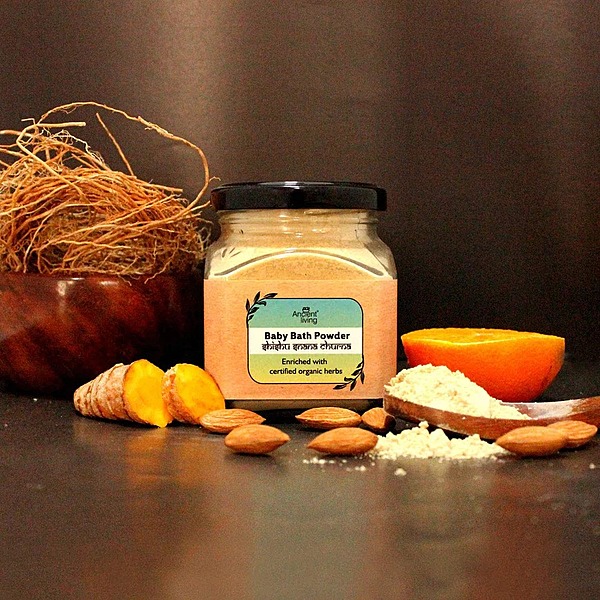 Ancient Living Baby Bath Powder Jar - 100 gm