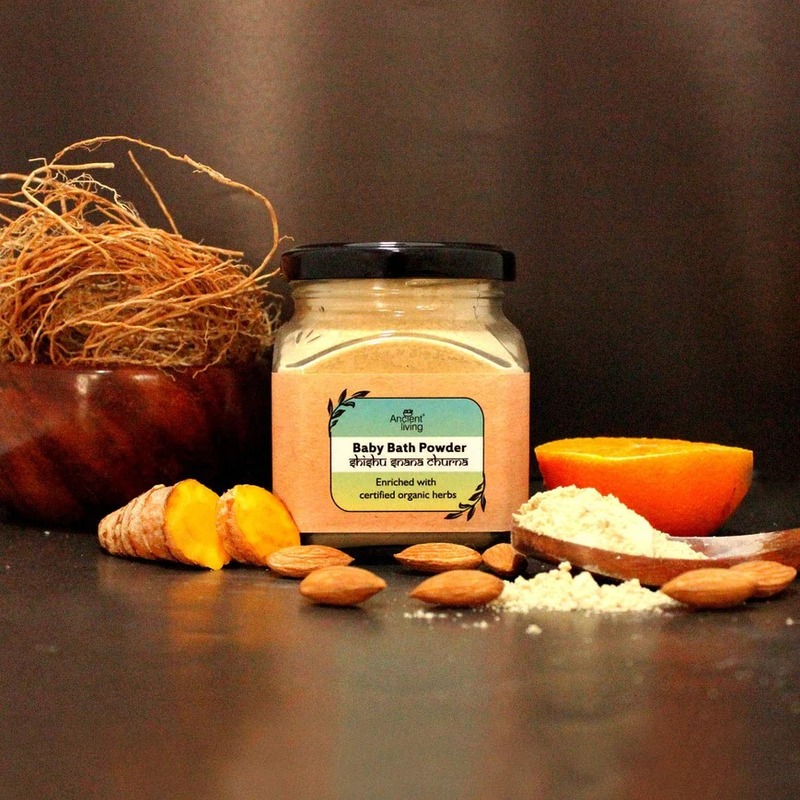 Ancient Living Baby Bath Powder Jar - 100 gm