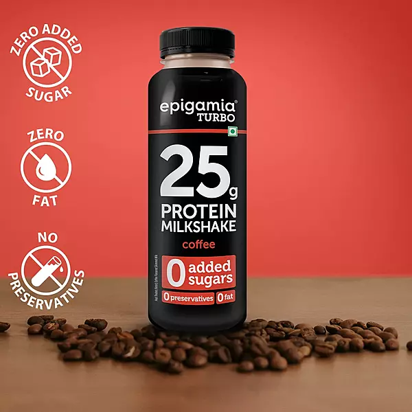 Epigamia Coffee Turbo Protein Milkshake