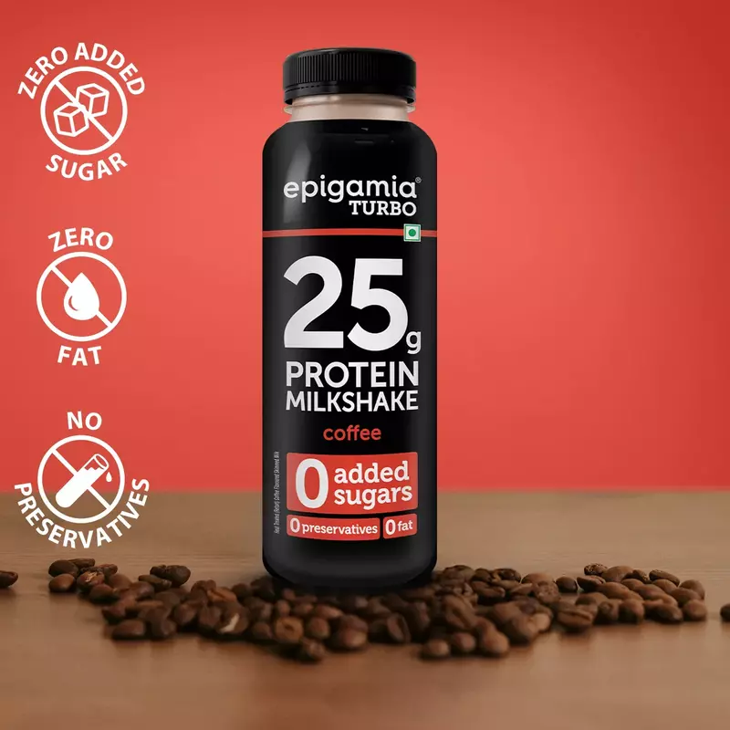 Epigamia Coffee Turbo Protein Milkshake