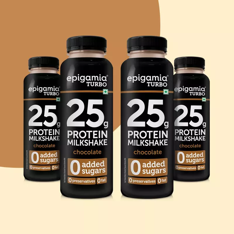 Epigamia chocolate Turbo protein milkshake