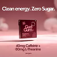 Raspberry Caffeinated Chewing Gum