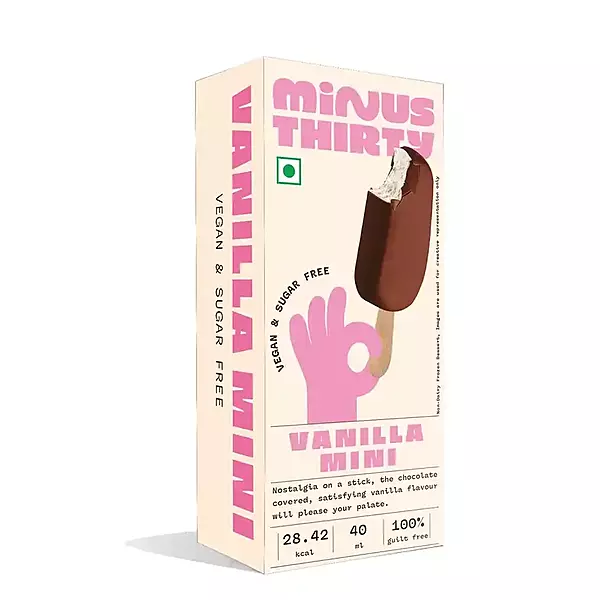 MINUS THIRTY Vanilla Ice Cream Sticks