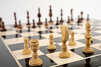 Handcrafted Chess Board 26 inch - Premium Wooden Design & Handcrafted Coins