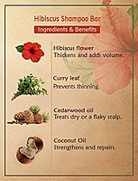 Ancient Living Hibiscus Shampoo Bar - 100 gm