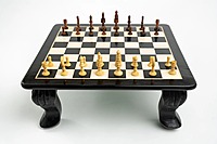 Handcrafted Chess Board 26 inch - Premium Wooden Design & Handcrafted Coins