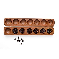 Enchantoys Vamanaguntalu 7 -Pit Indian Traditional  Board Game