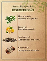 Ancient Living Henna Shampoo Bar - 100 gm