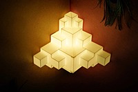 Idhah Corner Crystal Wall Lamp