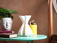 Idhah Biased Hourglass Table Lamp