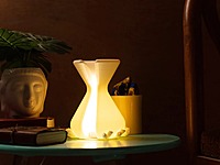 Idhah Biased Hourglass Table Lamp