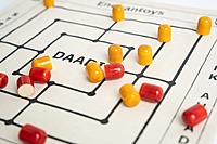 Daadi Board Game on Cotton Fabric – Handcrafted, Eco-Friendly Traditional Indian Strategy Game