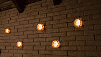 Idhah Eclectic Daisies Wall Lamp