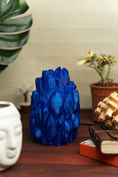 Idhah Lucent Azure Table Lamp