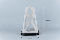 Idhah Snowy Hypercube Table Lamp