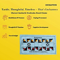 Chaturvimshathi Koshtaka Game - Raw Silk Indian strategy game