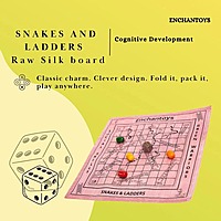 Snakes and Ladders Native Game on Raw Silk – Handcrafted