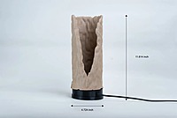 Idhah Fissured Timber Table Lamp