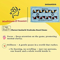 Chaturvimshathi Koshtaka Game - Raw Silk Indian strategy game