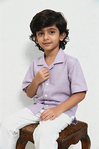 Milan Shirt | Organic Cotton–Linen Blend