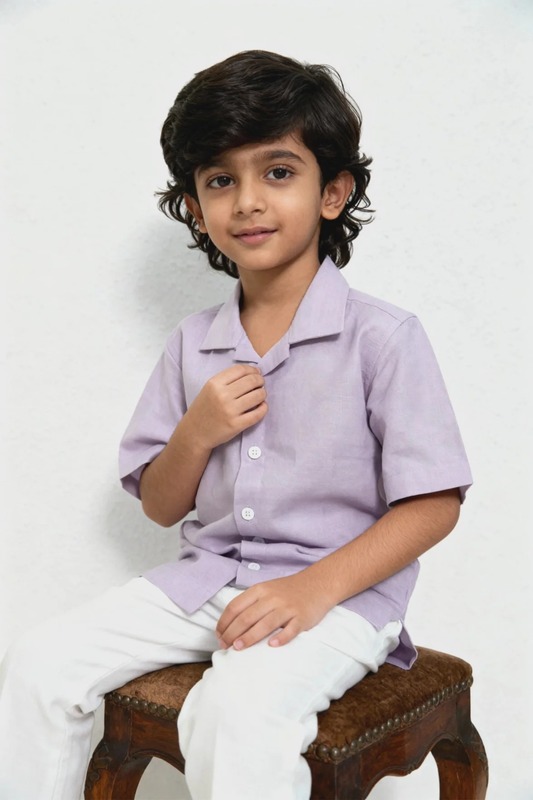 Milan Shirt | Organic Cotton–Linen Blend