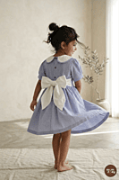 Mykonos Dress | Organic Cotton Embroidered Smocked Dress   Regular priceRs. 2,199.00