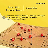 Panch Kone Board Game - Raw Silk