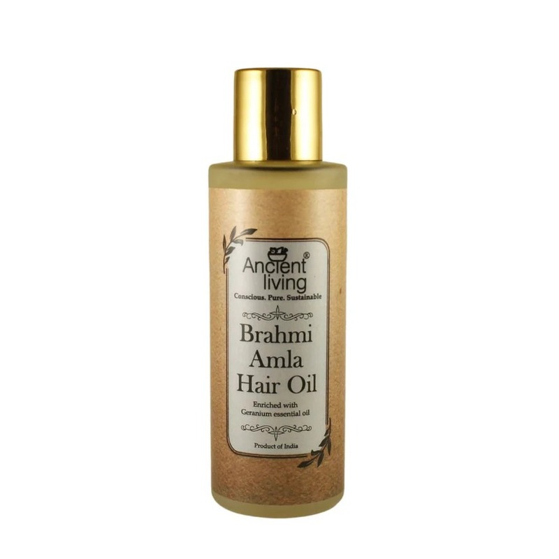 Ancient Living Brahmi & Amla Hair Oil - Glass Bottle - 100 ml