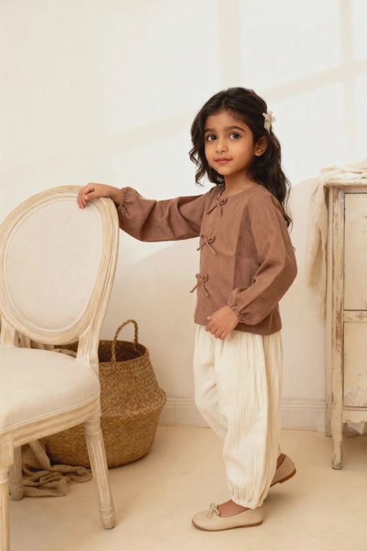 Cairo Blouse | Organic Cotton Linen | Soft & Breathable
