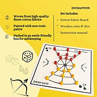 Dash Guti – Traditional Handcrafted Game on Cotton Fabric