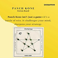 Panch Kone Board Game - Cotton Cloth
