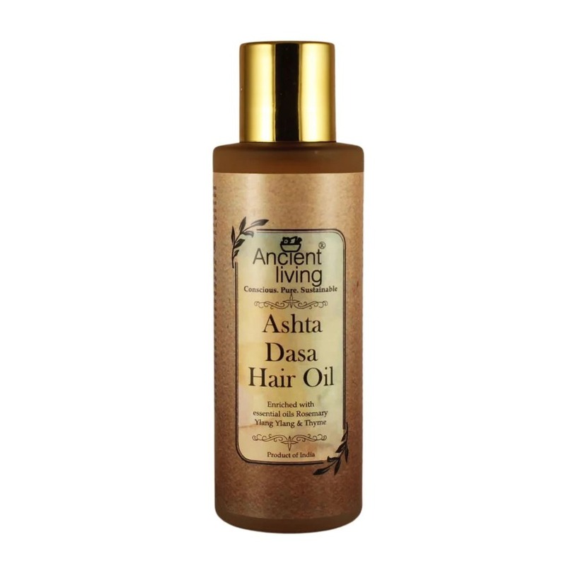 Ancient Living Ashta Dasa Hair Oil Glass Bottle - 100 ml