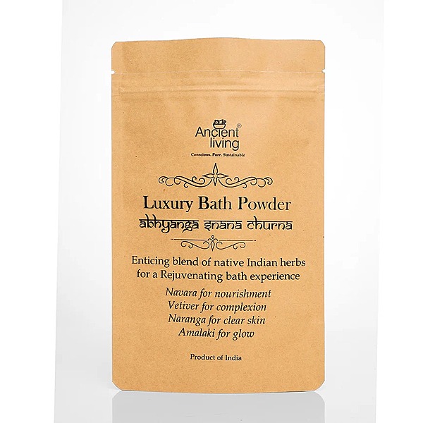 Ancient Living Luxury Bath Powder Pouch - 100 gm
