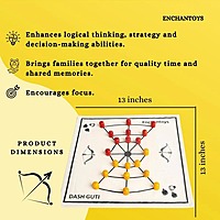 Dash Guti – Traditional Handcrafted Game on Cotton Fabric