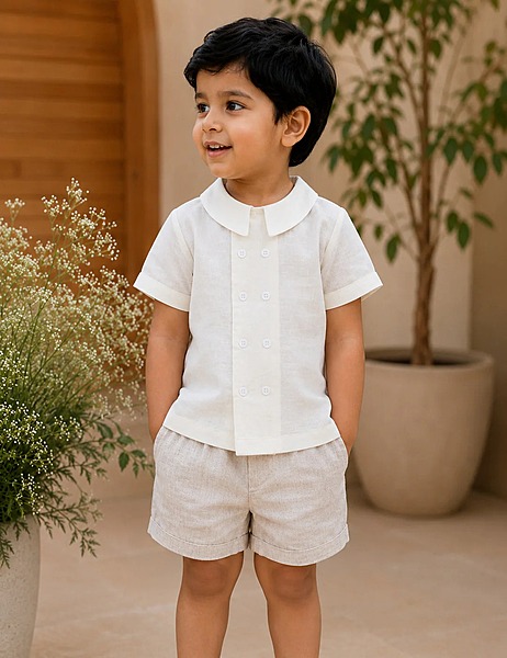 Oslo Shirt | Organic Cotton–Linen Shirt