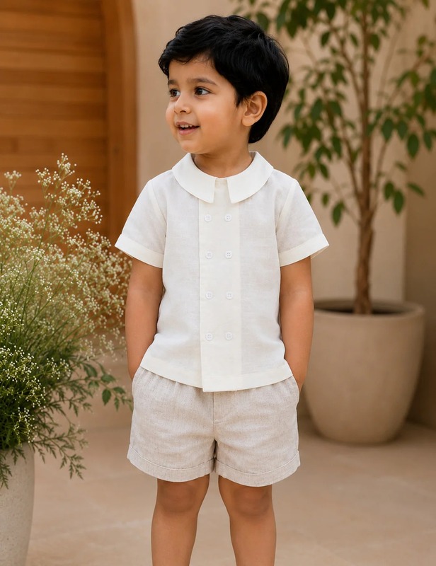 Oslo Shirt | Organic Cotton–Linen Shirt